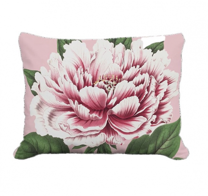 Retro Peony Pillow