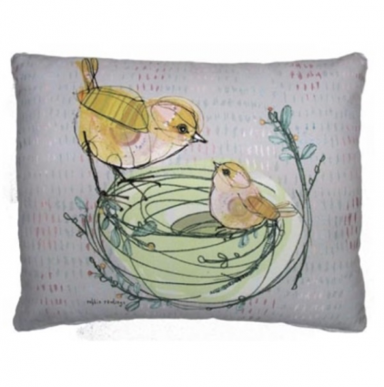Baby Bird & Mother Pillow