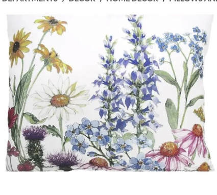 Wildflowers 1 Pillow