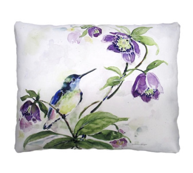 Hummingbird Pillow