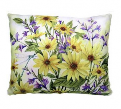 Yellow Daisies Pillow