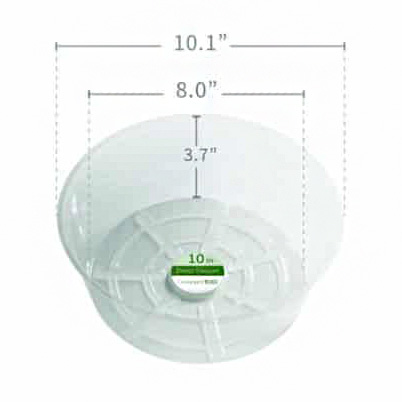 10" Deep Vinyl Saucer
