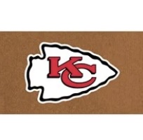 Chiefs Arrowhead Doormat 16" x 28"