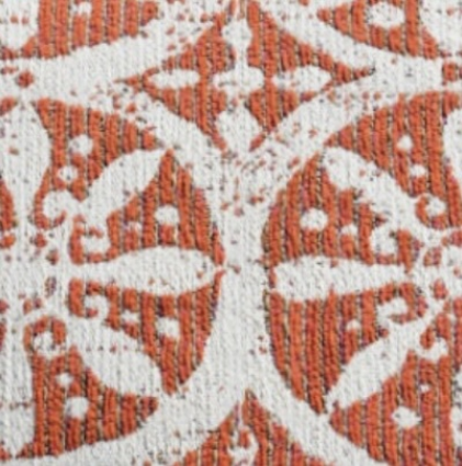 Rusty Pizzelle Pillow 16" x 16"