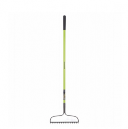 Heavy-Duty Steel Head Bow Rake  16 Tines