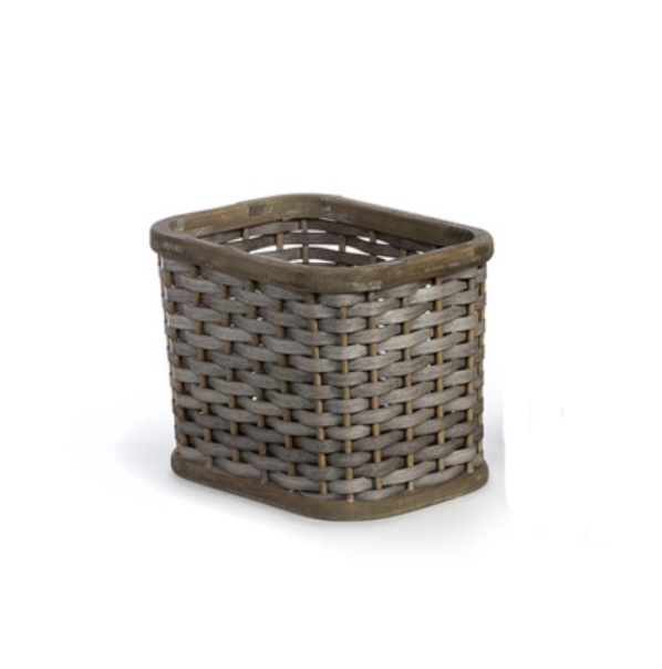 Small Rectangular Woven Basket 