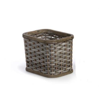 Small Rectangular Woven Basket 