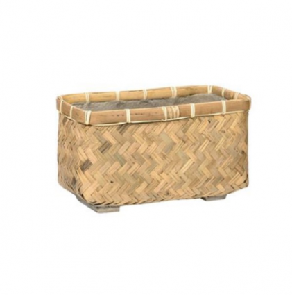 Nouri XS Bamboo Rectangular Planter