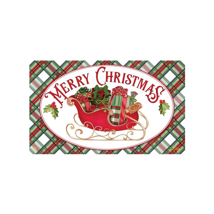 DOORMAT, TARTAN SLEIGH
