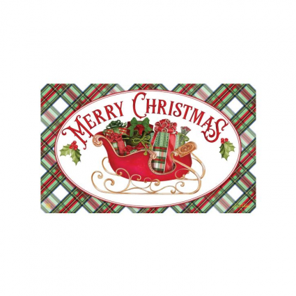 DOORMAT, TARTAN SLEIGH