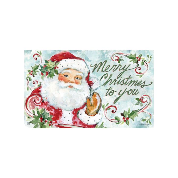 DOORMAT, MERRY CHRISTMAS SANTA