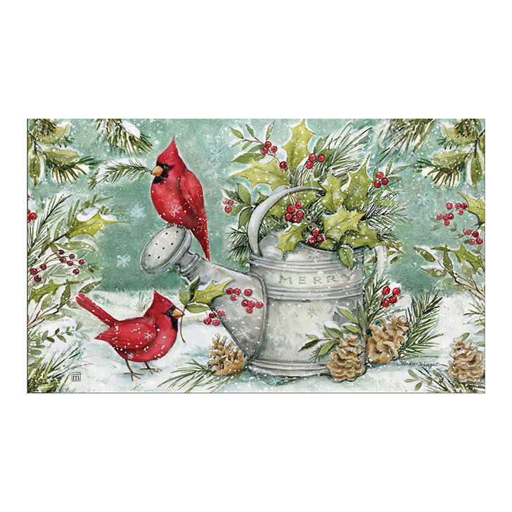 DOORMAT, WINTER WATERING CAN