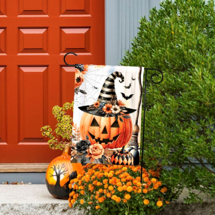 Vintage Jack OLantern Garden Flag