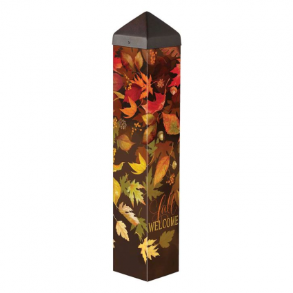 Abundant Leaves Art Pole 20"