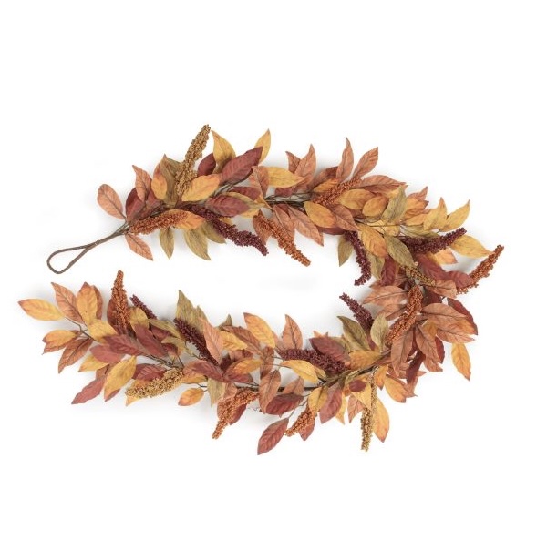 Fall Leaf Garland 6' 
