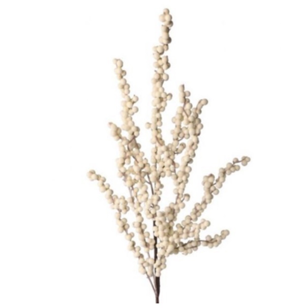 Cream Berry Cluster Spray 31"