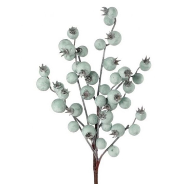 Light Blue Spray Crabapple Spray 16"