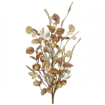 Autumn Beech Eucalyptus Pod Spray 30"