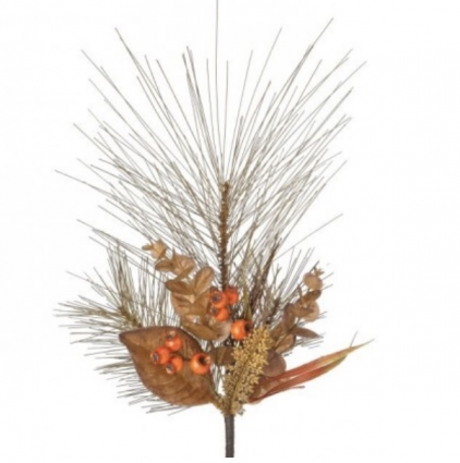Long Pine, Berry & Eucalyptus Spray 26"