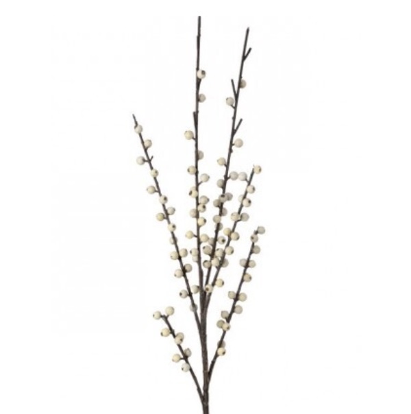 Cream Berry Spray 39"