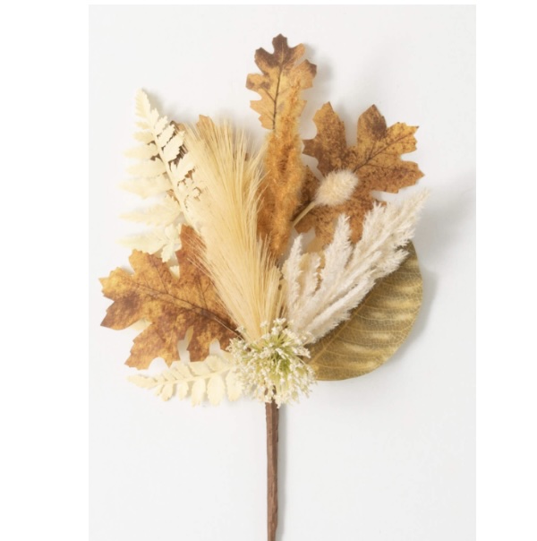 Mixed Foliage & Pampas Pick 21"