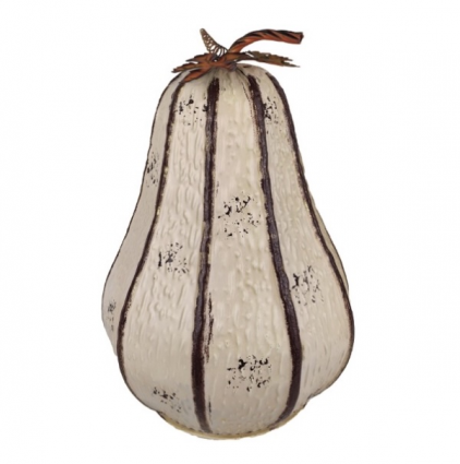 White Metal Pumpkin