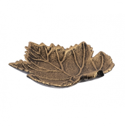 Cast Iron Maple Leaf Trinket Dish