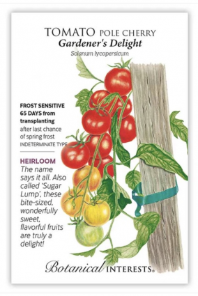 Gardener's Delight Pole Cherry Tomato Seeds