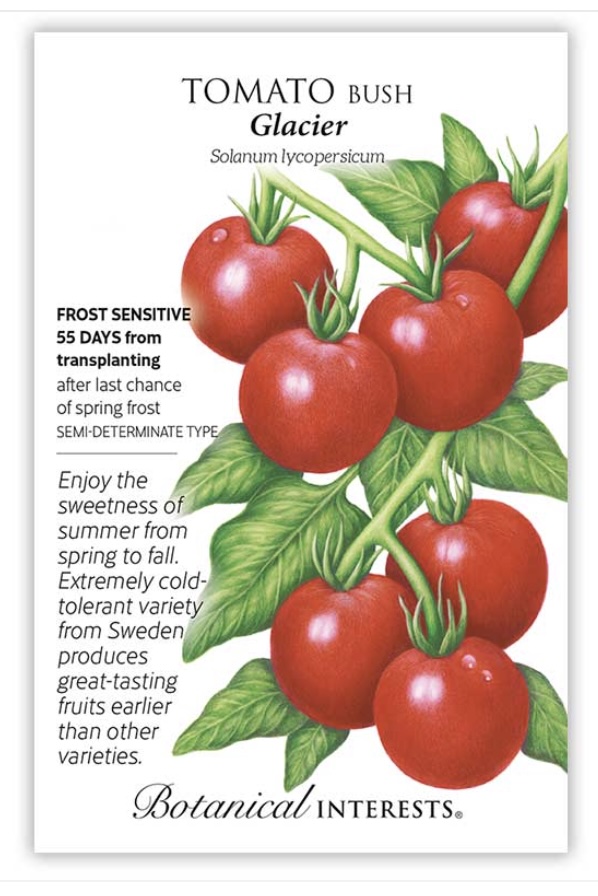 Glacier Bush Tomato Seeds