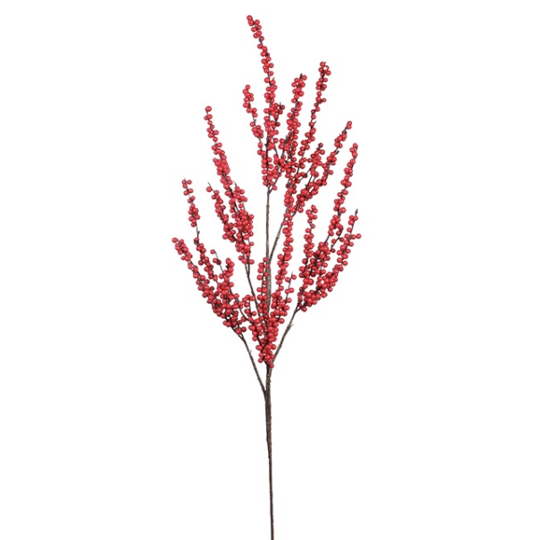 Red Berry Spike Spray 40"