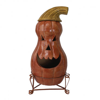 Tall Jack O'Lantern Chimenea
