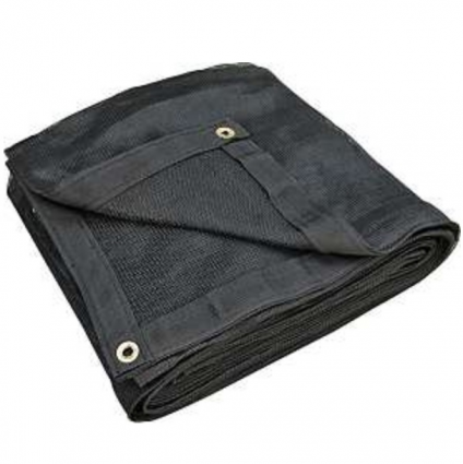ProSource Black Mesh Tarp 16 ft x 12 ft