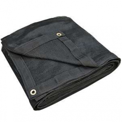 ProSource Black Mesh Tarp 16 ft x 12 ft