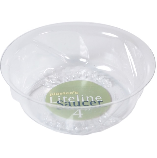 17" Liteline Clear Saucer
