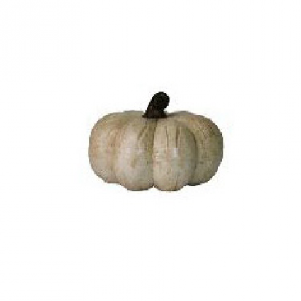 Stackable White Pumpkin   9.5 x 14"