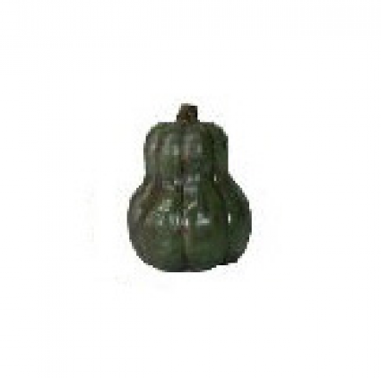 Tall Green Pumpkin   16"H  x 12.5"W