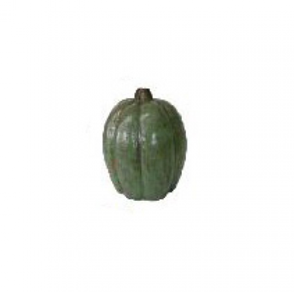 Tall Green Pumpkin 16.5"H  x 13"W