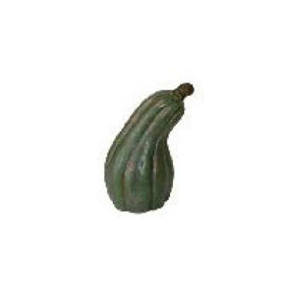 Green Curved Pumpkin  18"H  x 13"W