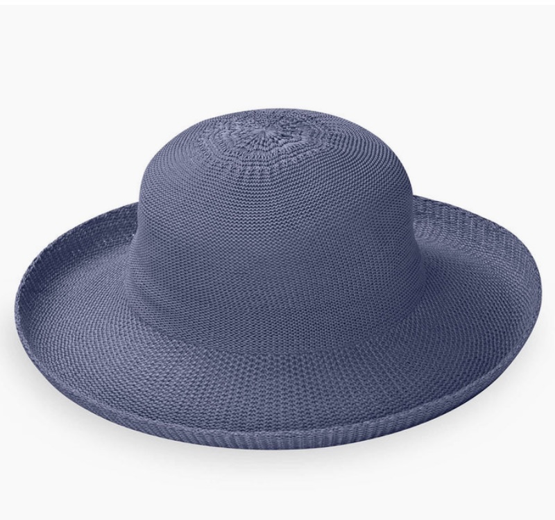 Dusty Blue Victoria Hat