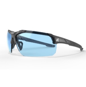 Tacana Black Safety Glasses with Light Blue Vapor Shield 
