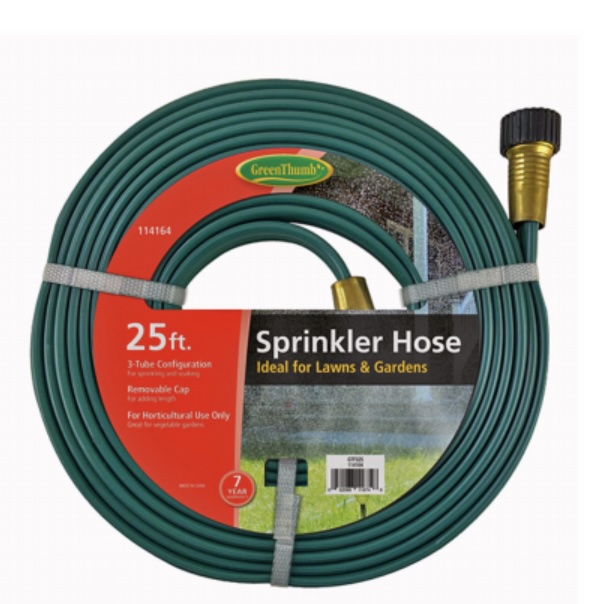 GreenThumb 25 Ft. Sprinkler Hose