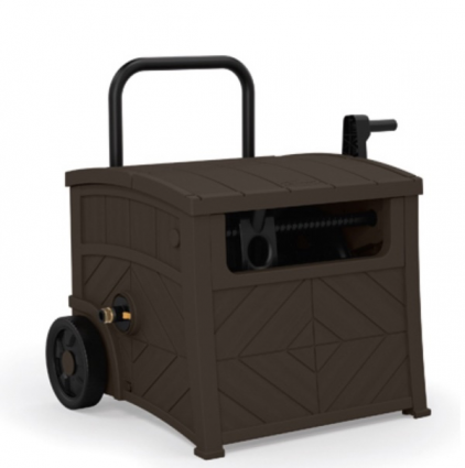 Hideaway Hose Reel with Wheels in Java