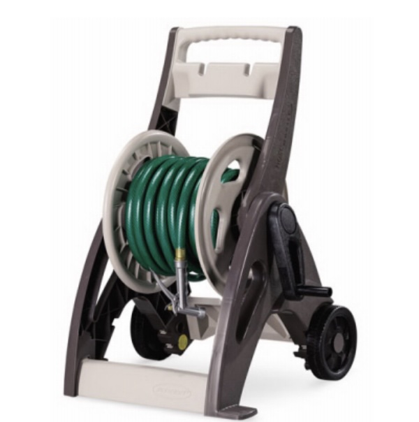 Hosemobile Hose Reel Cart  Bronze & Taupe