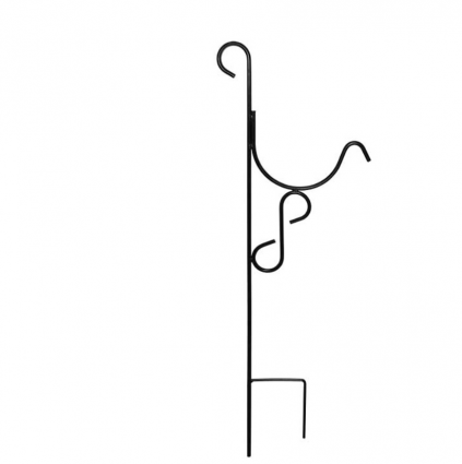 Black Garden Hose Stand