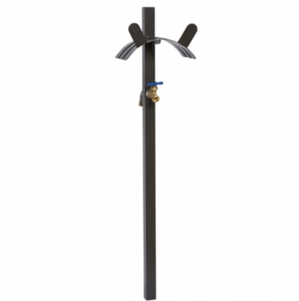 Freestanding Hose Hanger with Faucet Holds 150 Ft