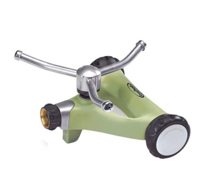 Whirling Sprinkler with Wheel Base