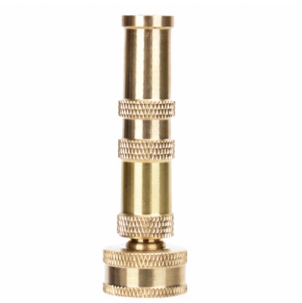 Green Thumb Brass Twist Hose Nozzle  4 In.
