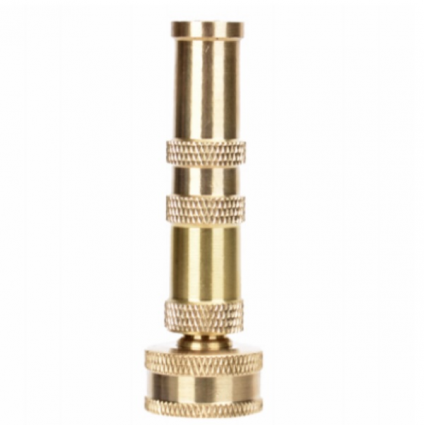 Green Thumb Brass Twist Hose Nozzle  4 In.