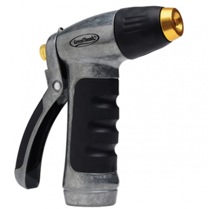 Green Thumb Adjustable Hose Nozzle  Heavy-Duty Metal
