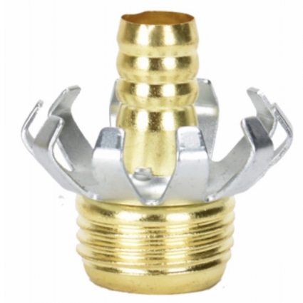 Brass Clincher Hose Repair 1/2" Male 